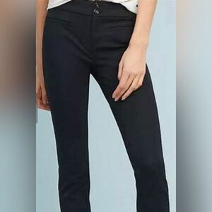 Black Essential slim ankle length pants by Anthropologie- like new